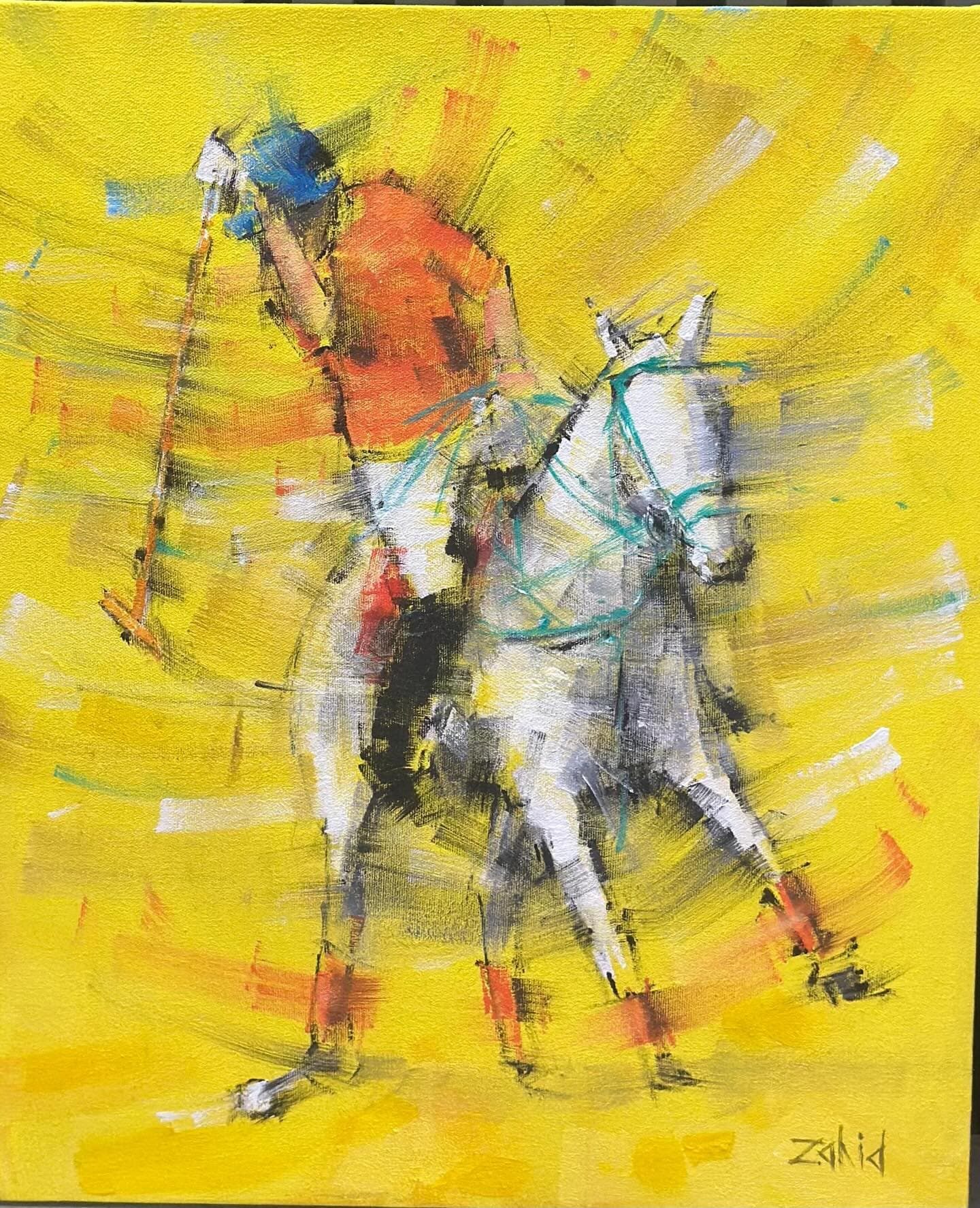 Zahid Saleem polo artwork on Instagram — post 3